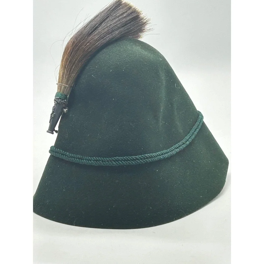 Vtg Bavarian Alpine Tyrolean Octoberfest  wool Felted HAT Hunting Pin & Socks